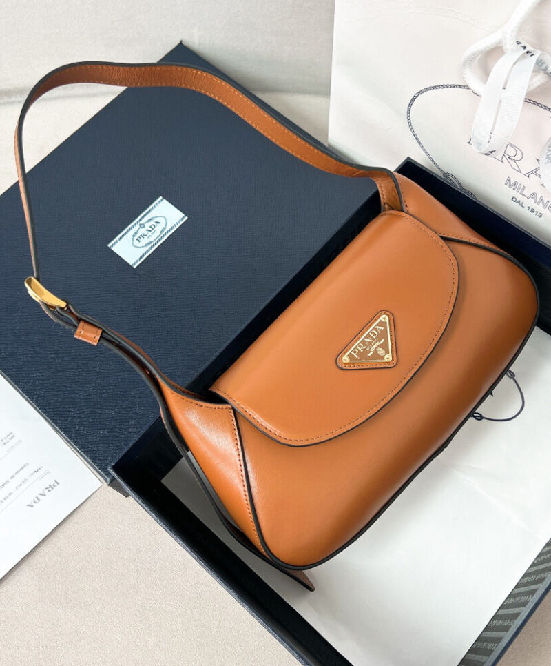 Prada Small Leather Shoulder Bag 1BD358